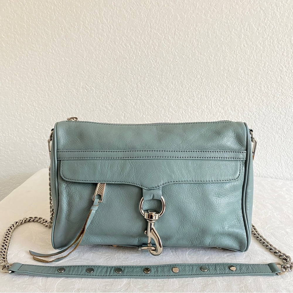 Rebecca Minkoff light blue MAC crossbody bag